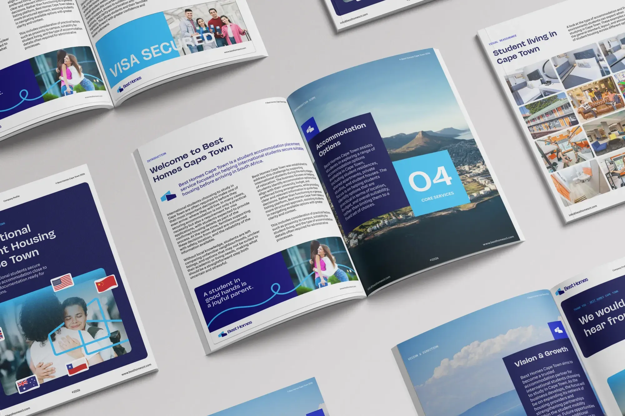 Best Homes Cape Town brand identity, collateral, website work by Fluctus Design Studio — image 2 of 7