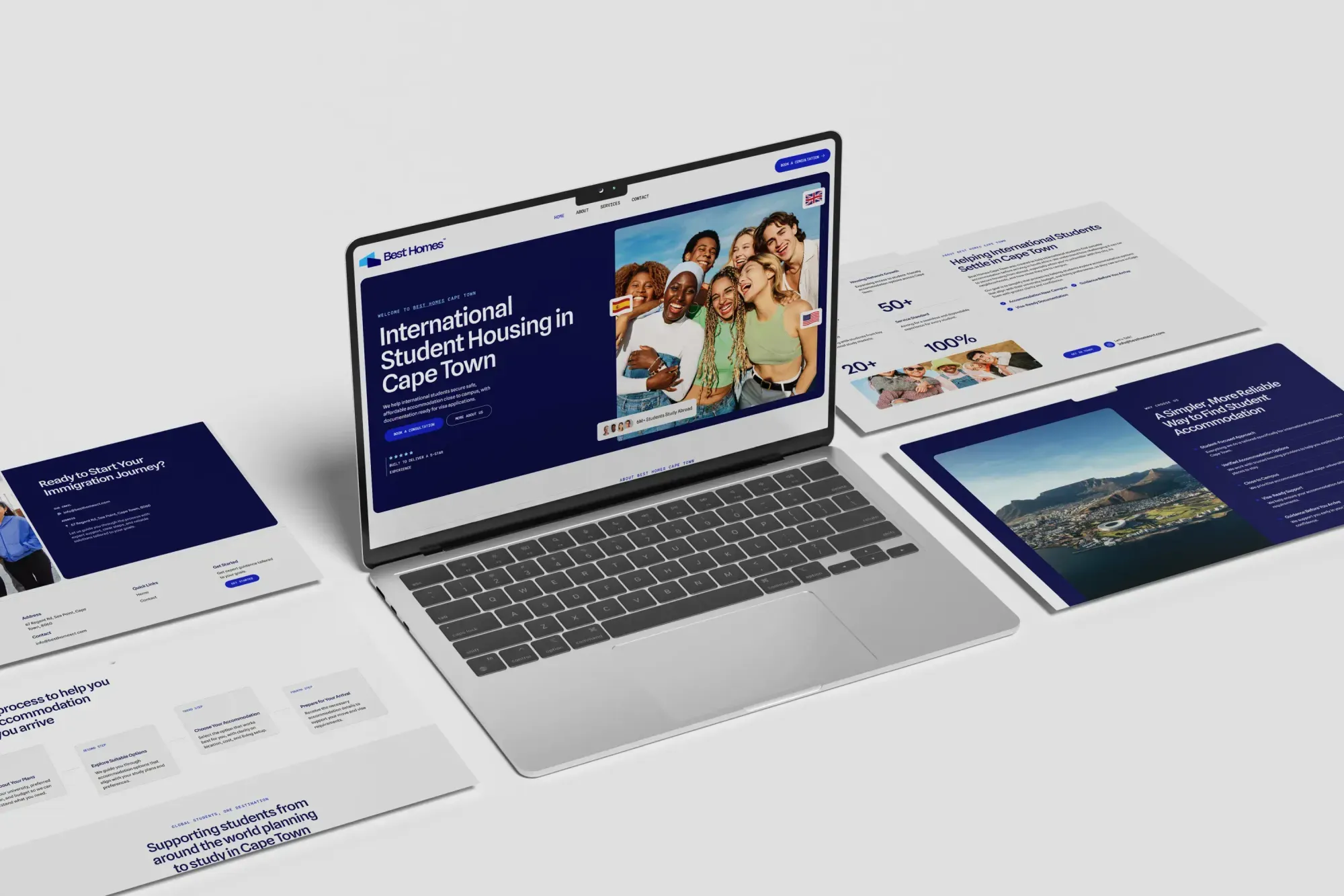 Best Homes Cape Town brand identity, collateral, website work by Fluctus Design Studio — image 5 of 7