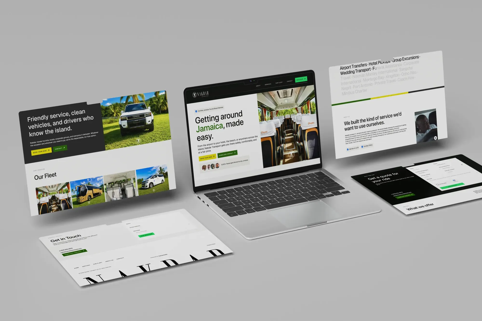 Nakdar Transport brand identity, collateral, website work by Fluctus Design Studio — image 5 of 6